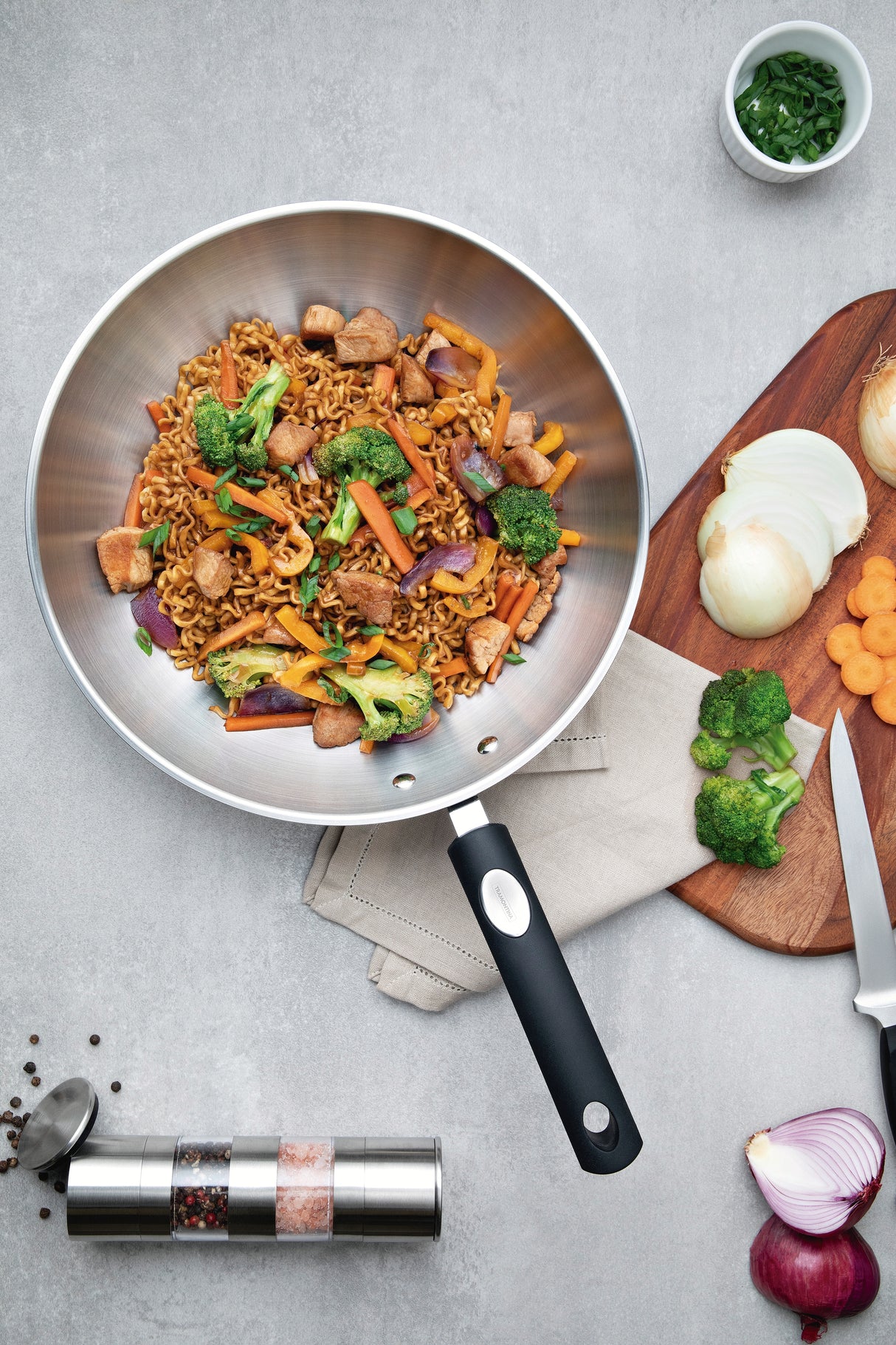 TRAMONTINA WOK 28CM 3.3 LITERS