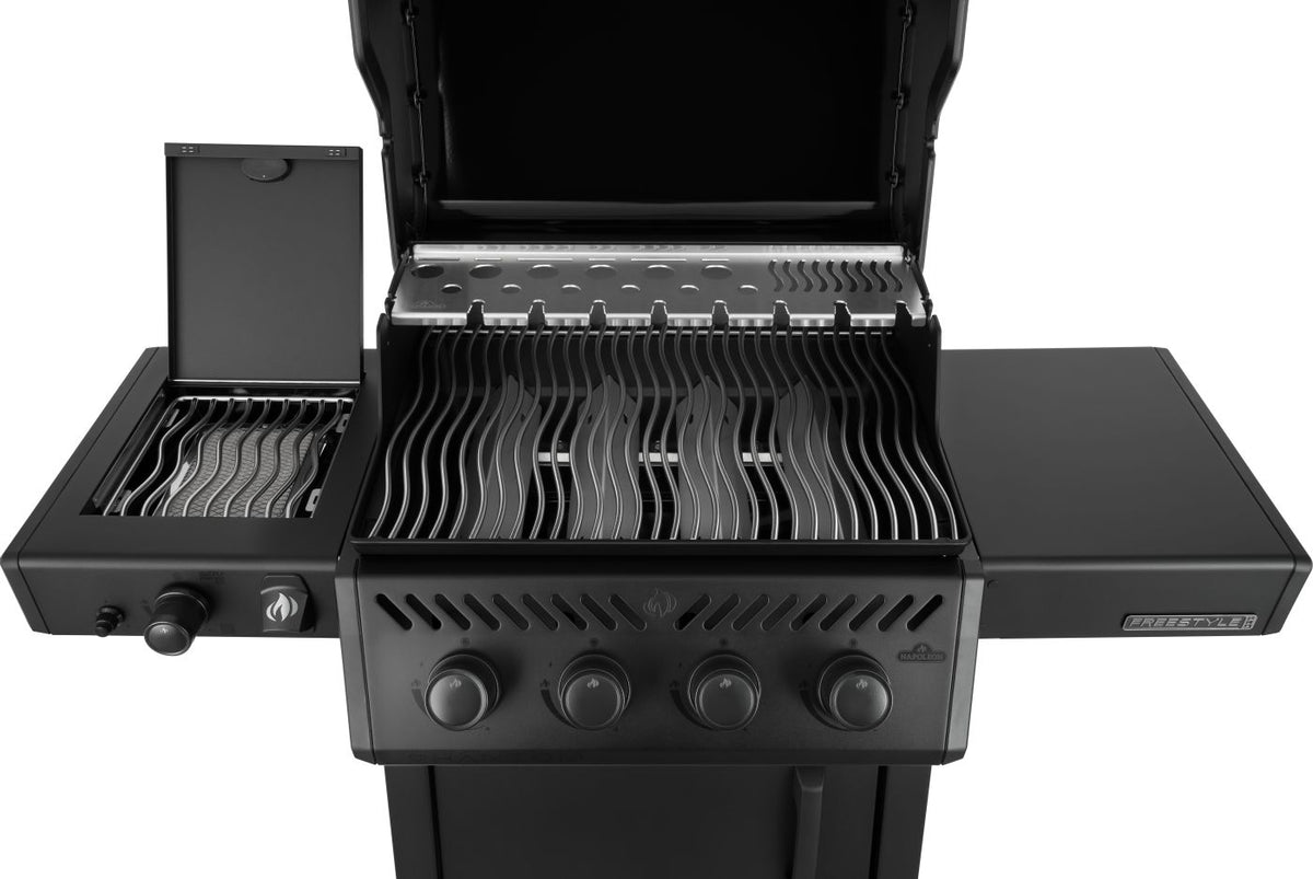 FREESTYLE PRO 425, 4 QUEMADORES, CON SIZZLE ZONE, NEGRA PHANTOM