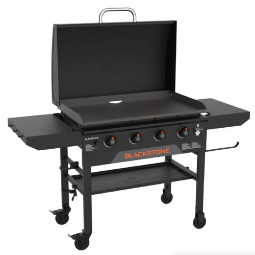 4 Burner Gas Grill with Lid and Cart