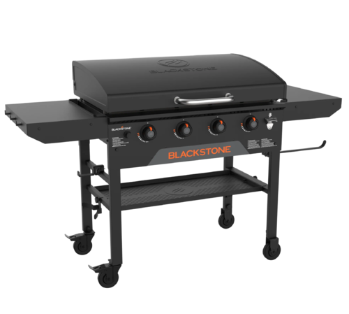 4 Burner Gas Grill with Lid and Cart