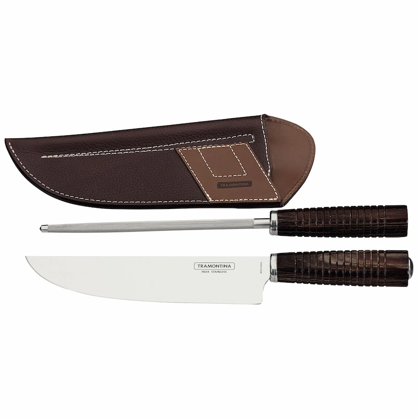 Brown Knife and Chair Set