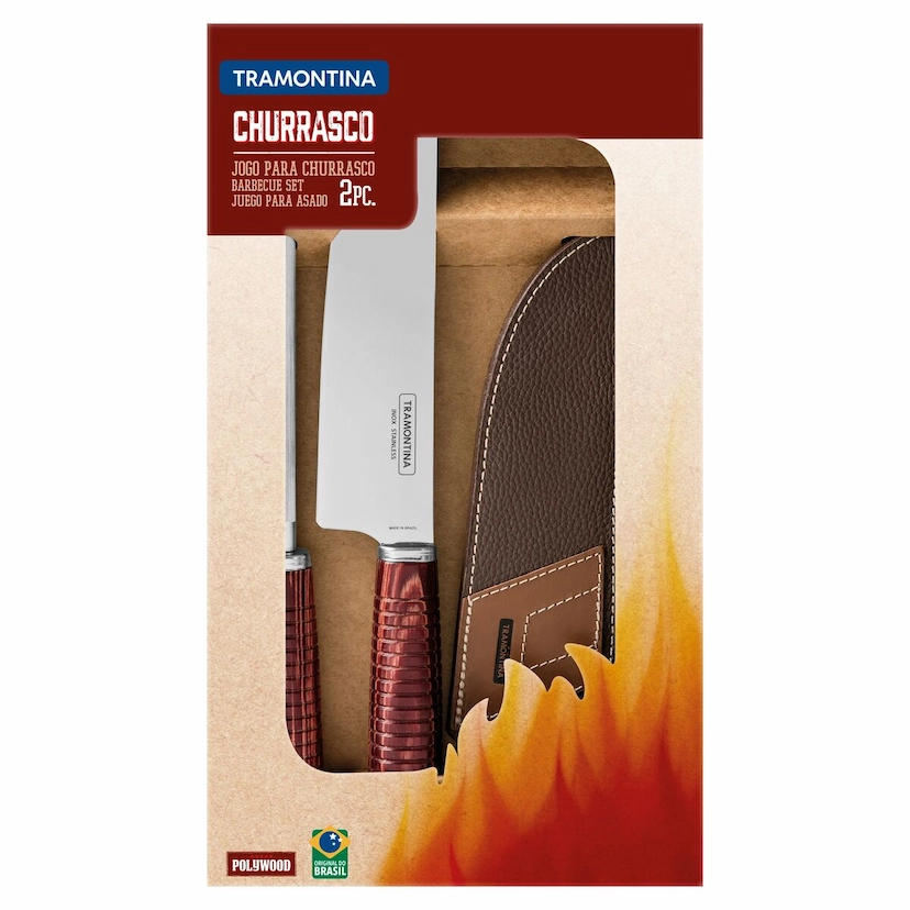 Set Cuchillo y Chaira Rojo