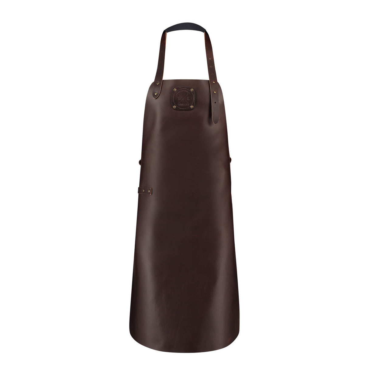 DARK BROWN LEATHER APRON