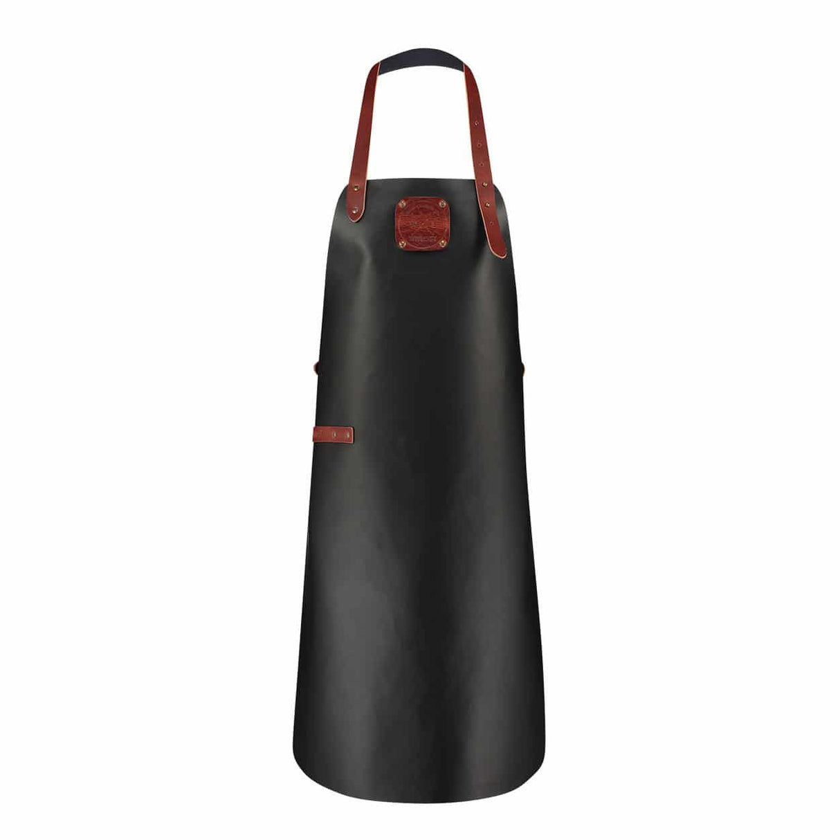 BLACK LEATHER APRON
