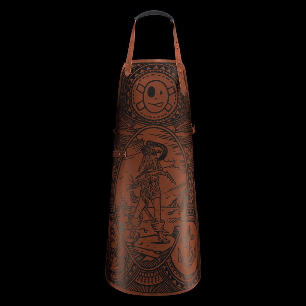 BUCANA GIRL LEATHER APRON