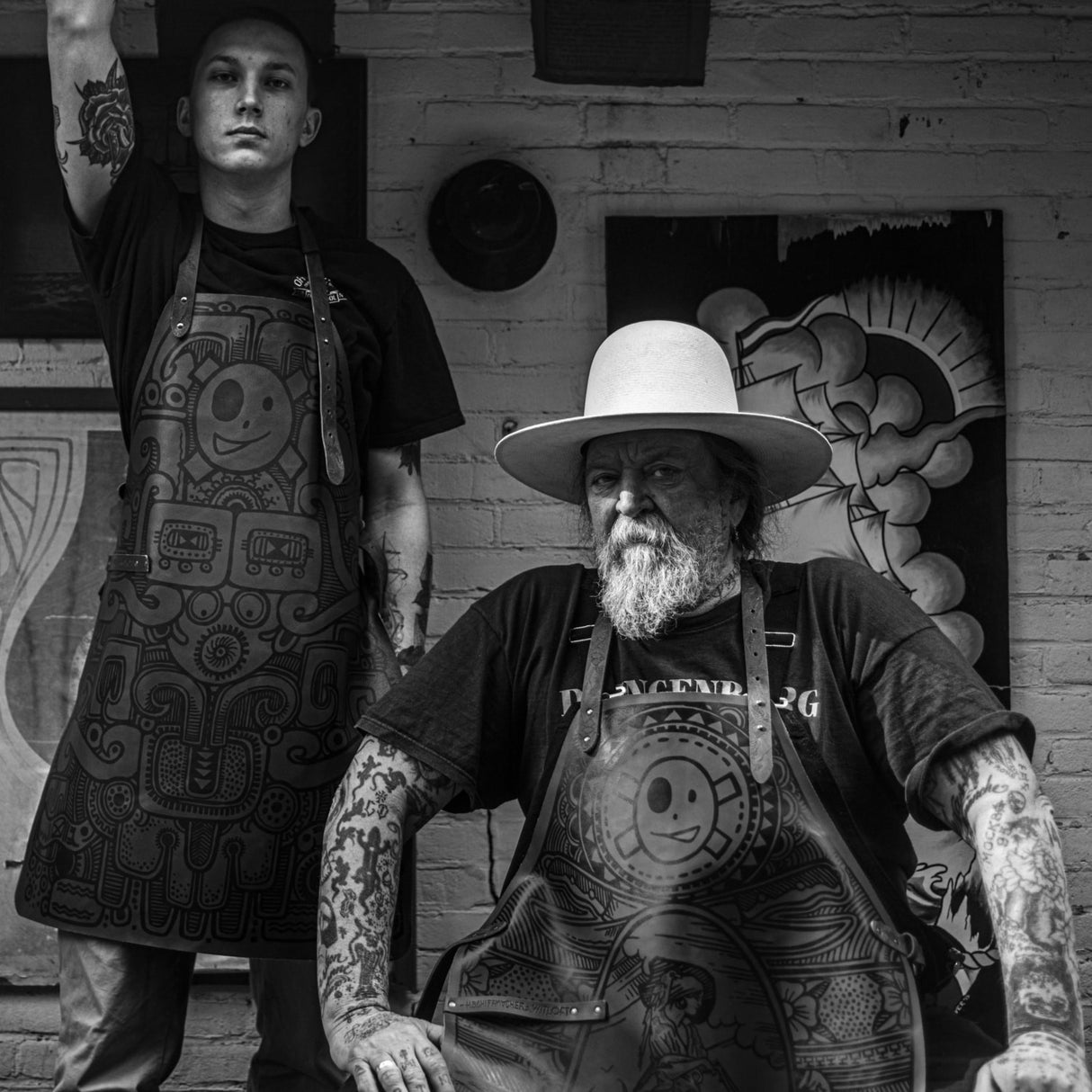 BUCANA GIRL LEATHER APRON