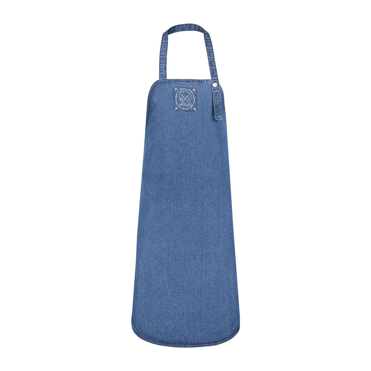 LONG DARK BLUE DENIM APRON