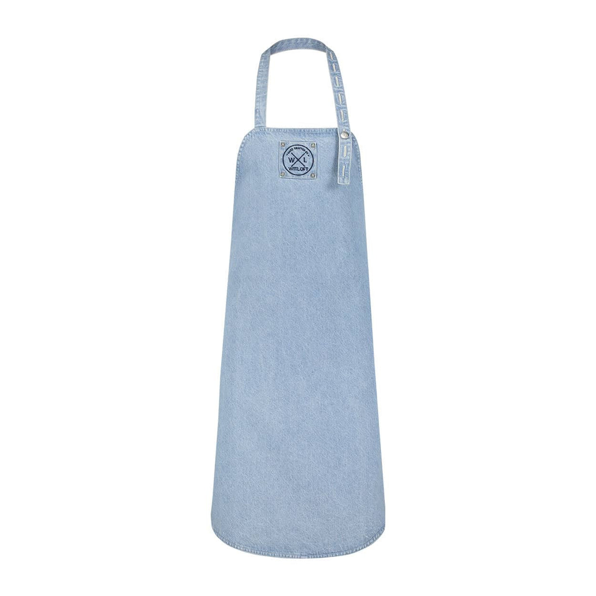 SHORT LIGHT BLUE DENIM APRON