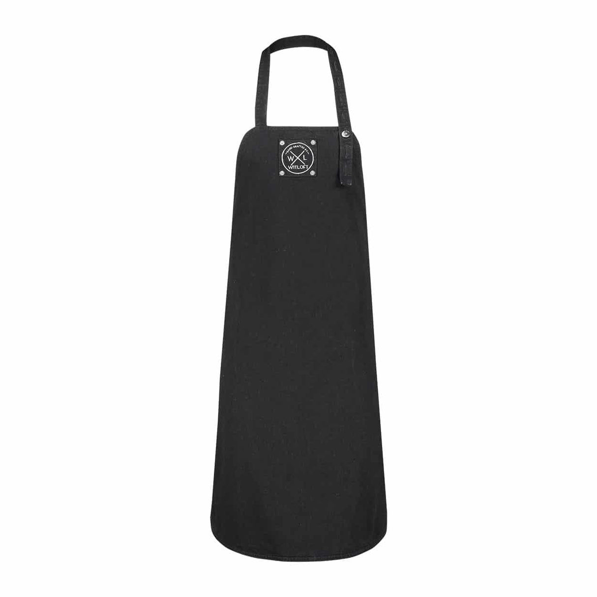 SHORT BLACK DENIM APRON