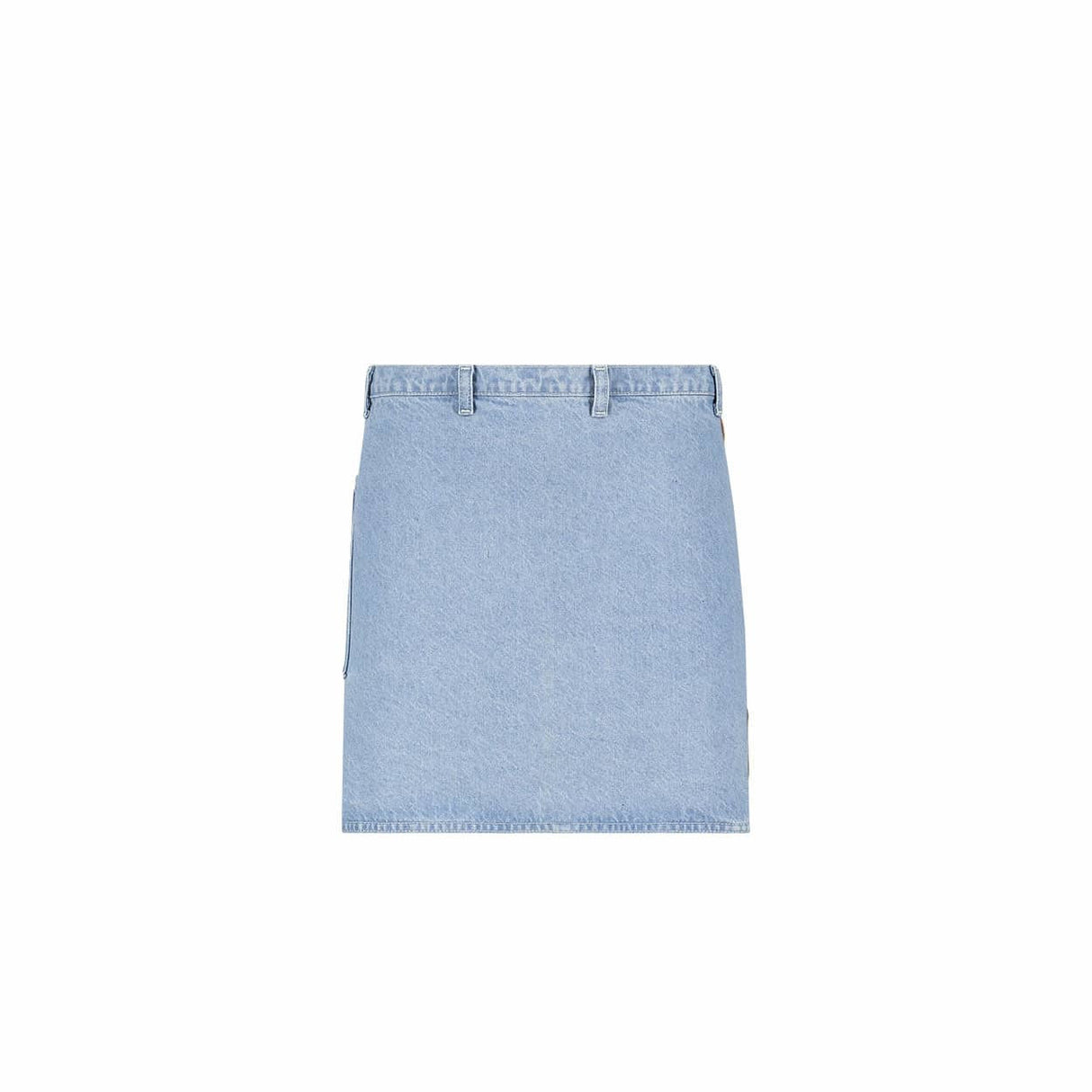 BLUE DENIM WAIST APRON