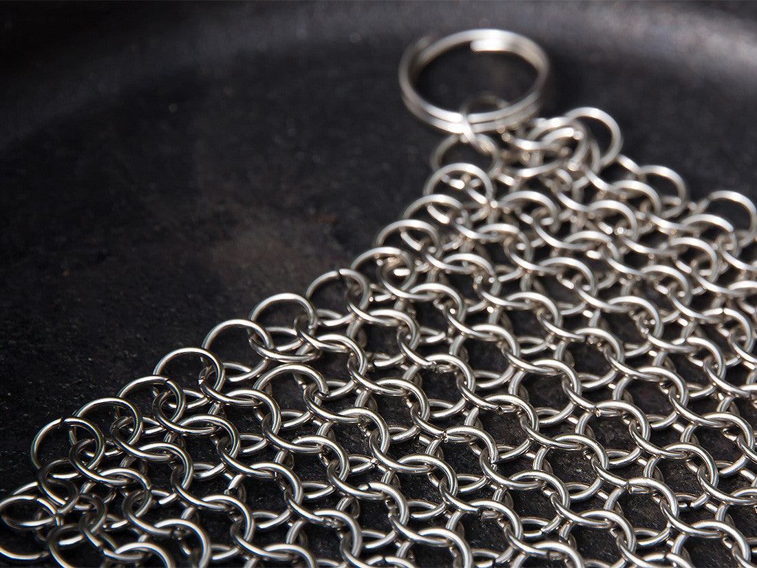 CHAIN MAIL CLEANER FOR CAST AND FORGED IRON