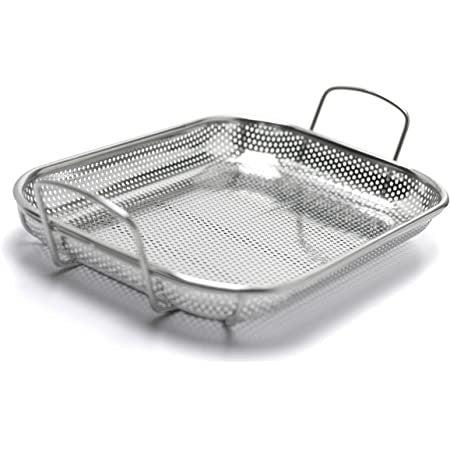 BRATKORB AUS EDELSTAHL.