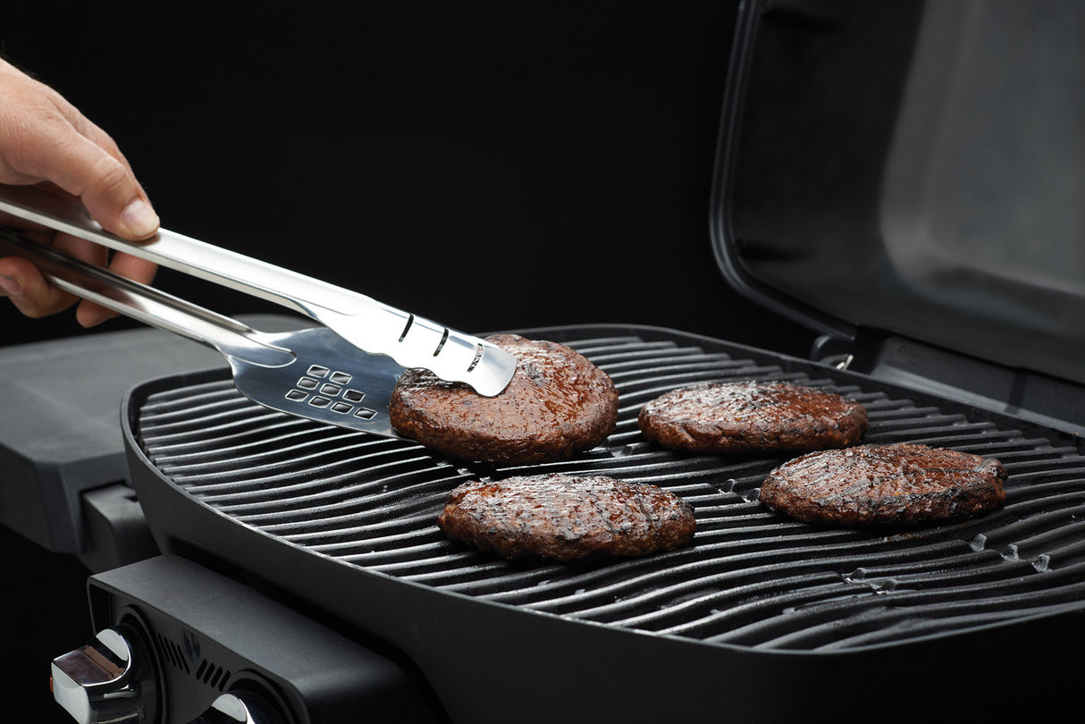 PINZA Y ESPÁTULA DE ACERO INOXIDABLE