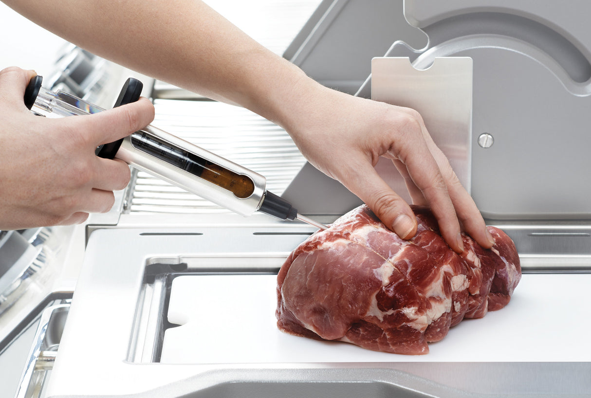 JERINGA DE ACERO INOXIDABLE INCLUYE 2 AGUJAS