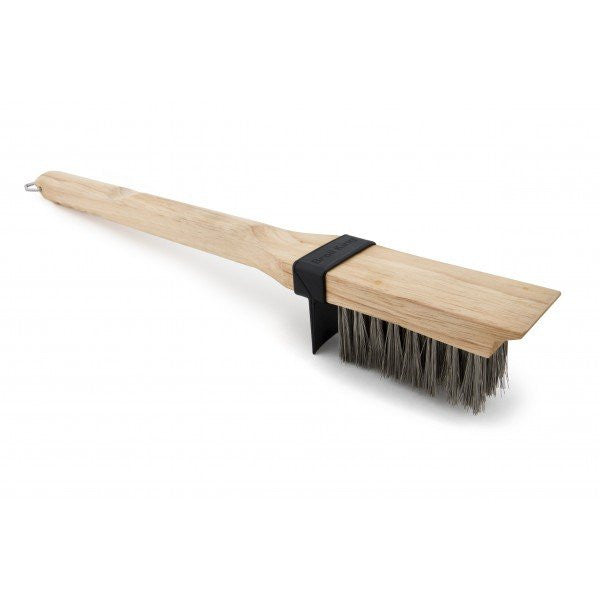 SOLID WOOD BRUSH WITH STAINLESS STEEL BRISTLES