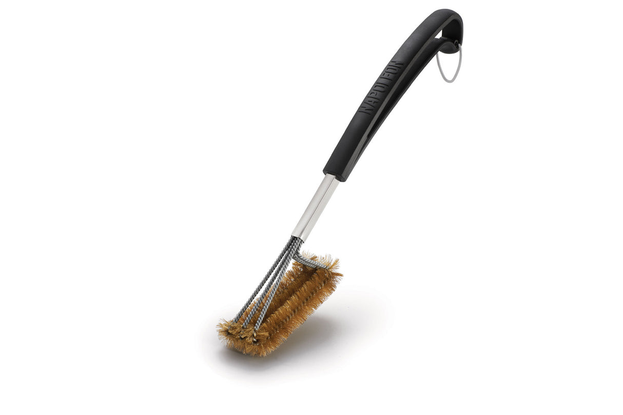 GRILL BRUSH WITH THREE ROWS