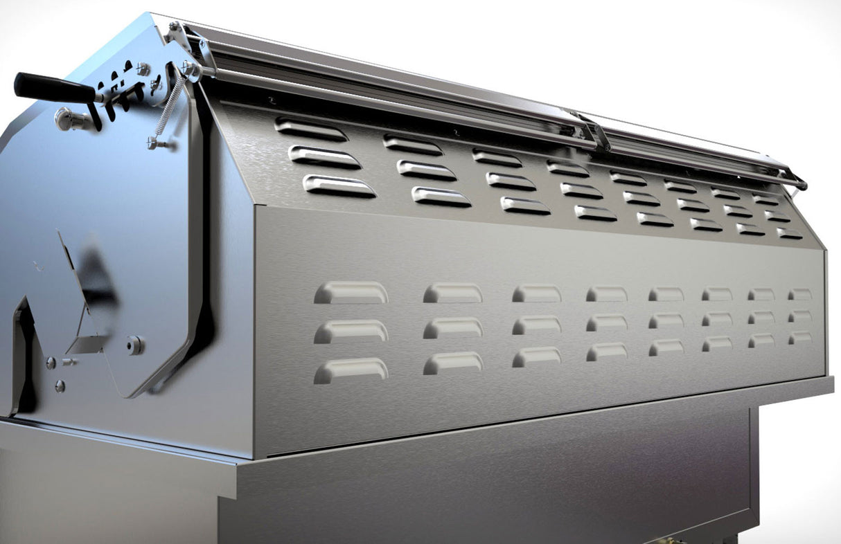 HYBRID-DUAL-ZONEN-HOLZKOHLEGRILL