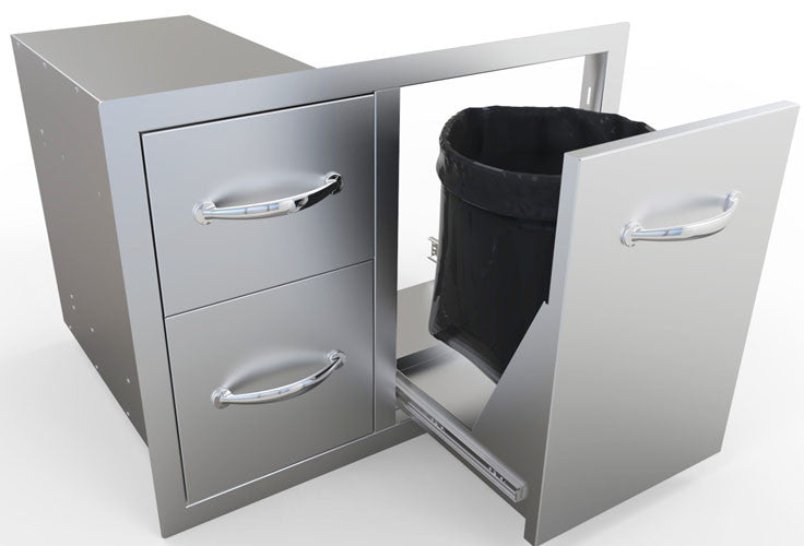 DOUBLE DRAWER STORAGE WITH TANK TRAY