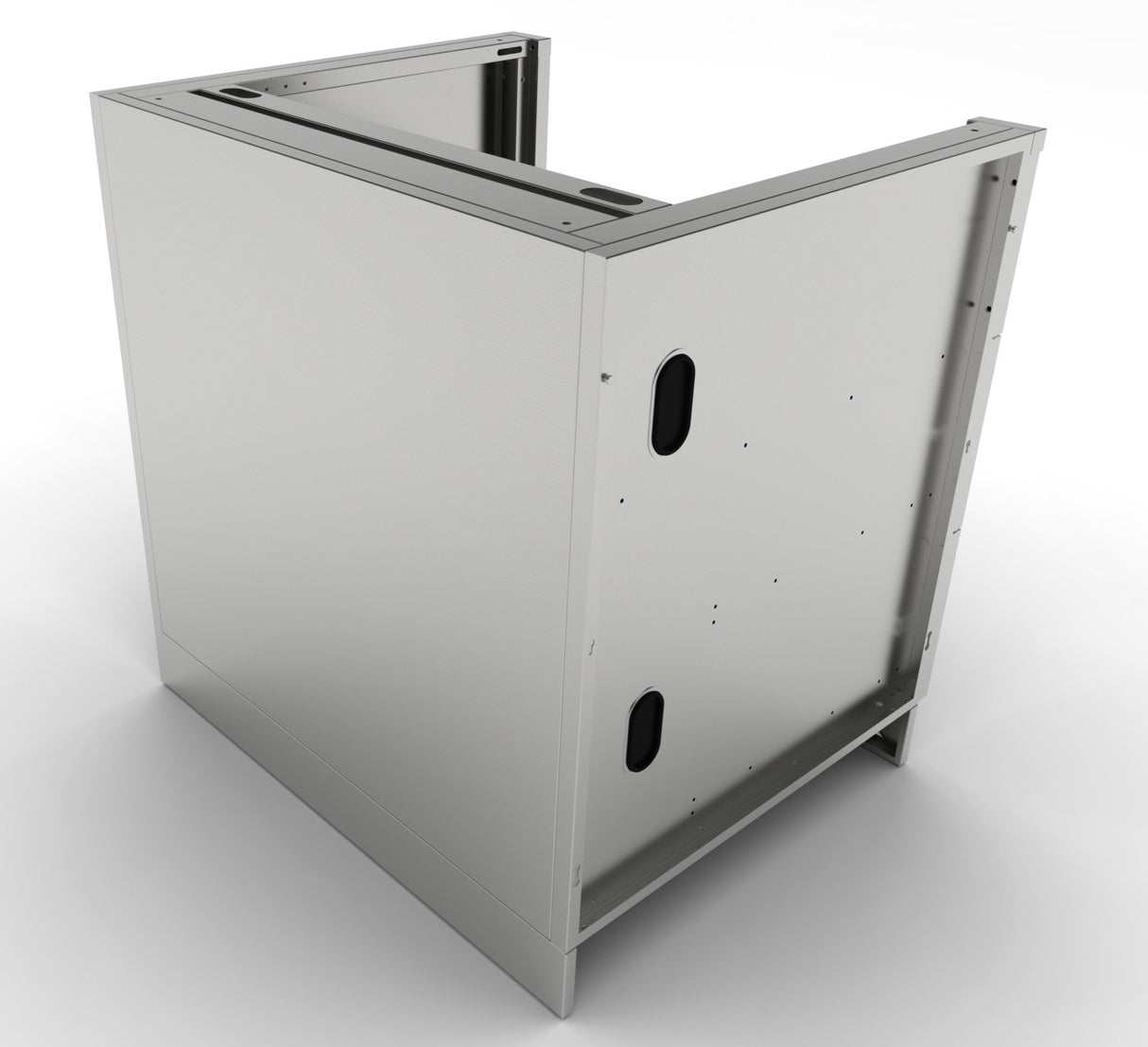 MÓDULO DE INOX BAJO BARBACOA 3 QUEMADORES
