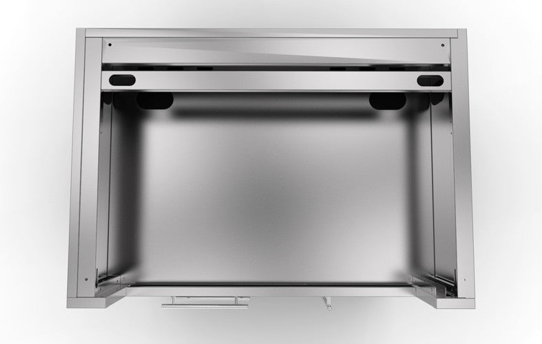 MÓDULO DE INOX BAJO BARBACOA 4 QUEMADORES