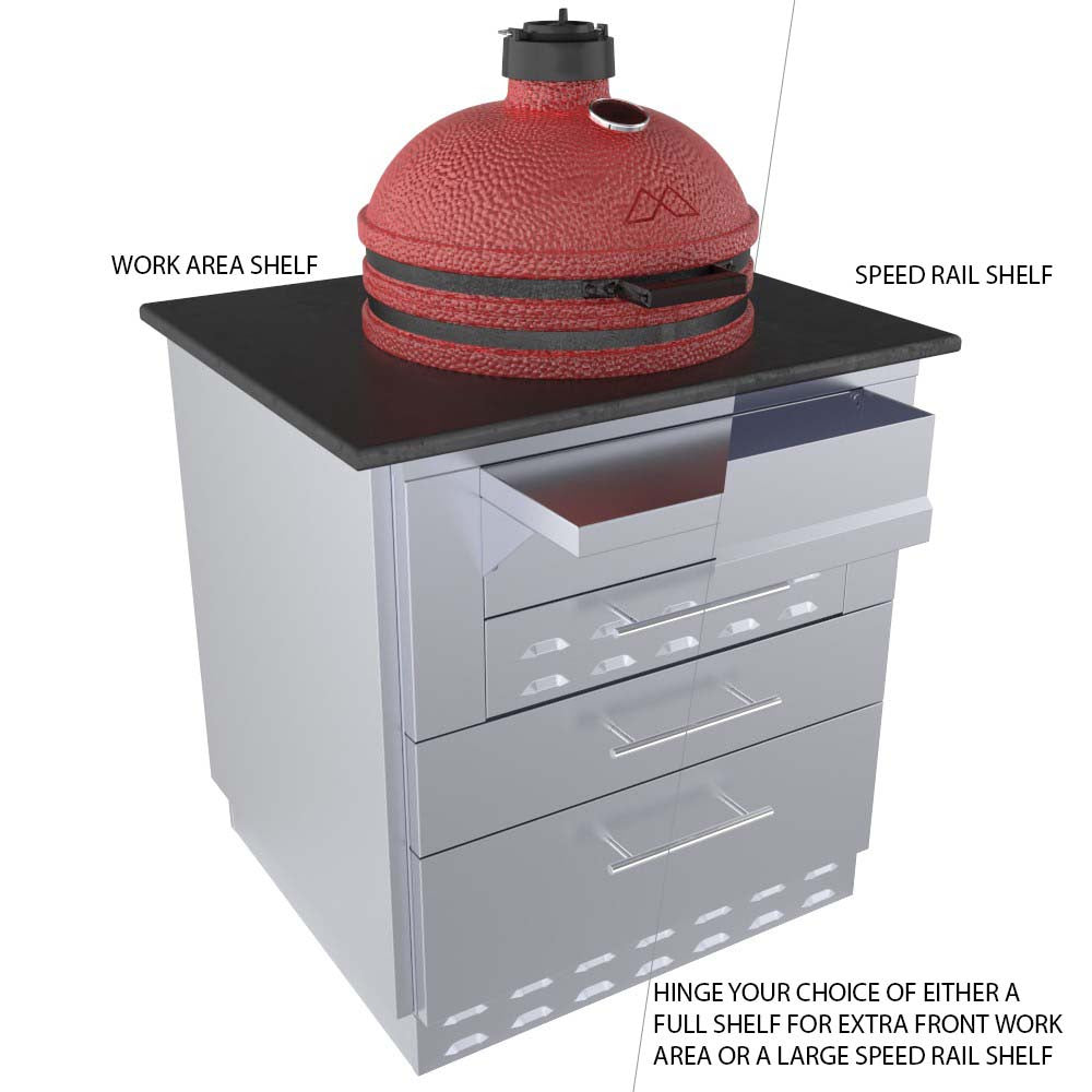 MÓDULO DE INOX PARA KAMADO O FUEGO