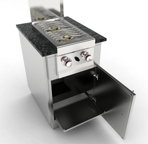 MÓDULO DE INOX BAJO FOGONES O COCKTAIL STATION