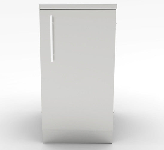 MÓDULO DE INOX CON ESTANTE APERTURA DERECHA