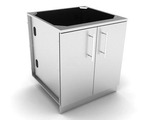 MÓDULO DE INOX CON DOBLE PUERTA