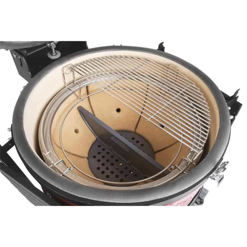 HALBMOND-EDELSTAHLGRILL KAMADO BIG JOE