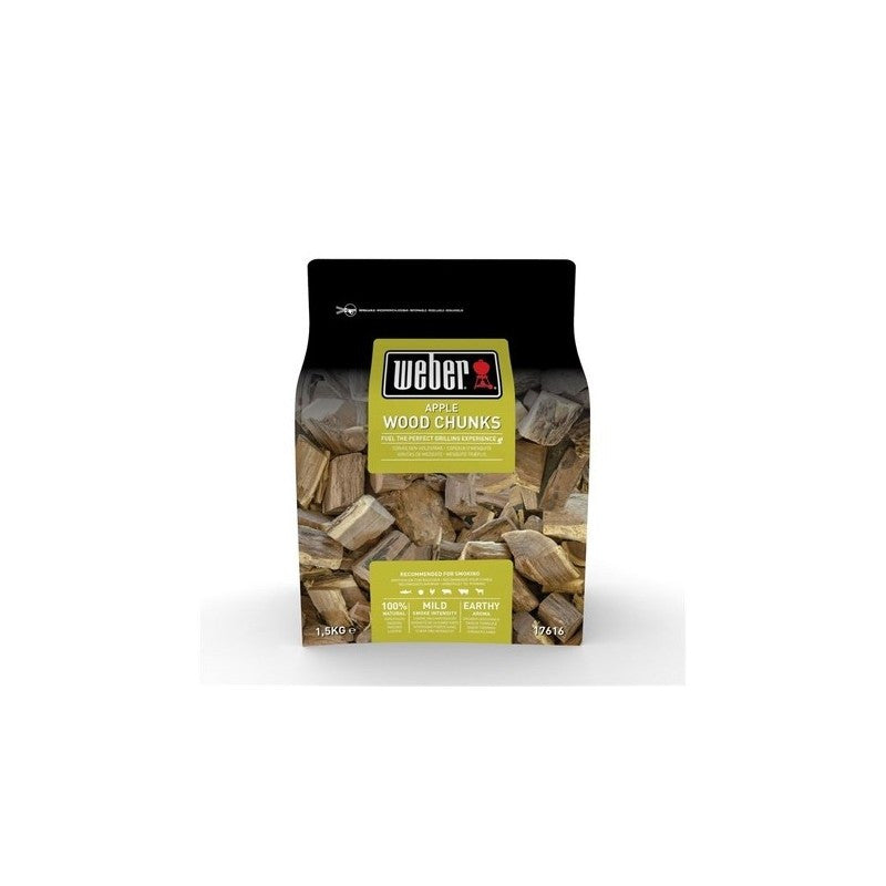 LARGE CHIPS OF WOOD FOR SMOKING - APPLE TREE - 1.5KG