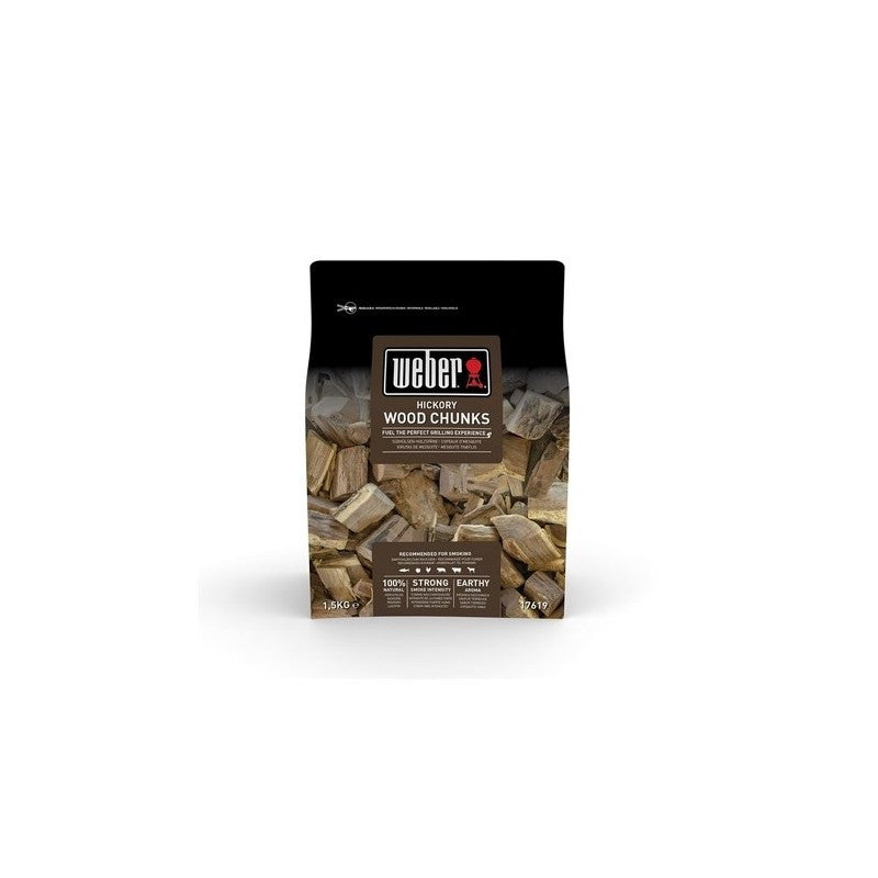 LARGE CHIPS OF WOOD FOR SMOKING - HICKORY - 1.5KG