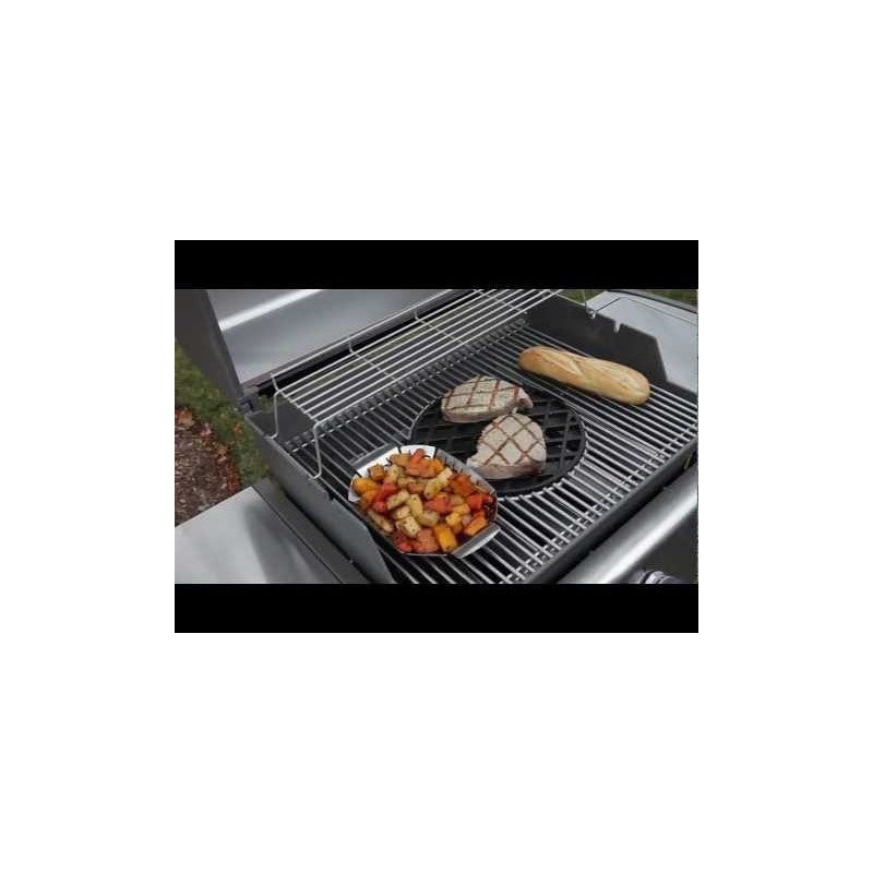 PARRILLA PARA MARCAR LA CARNE - DE HIERRO COLADO, PARA GOURMET BBQ SYSTEM