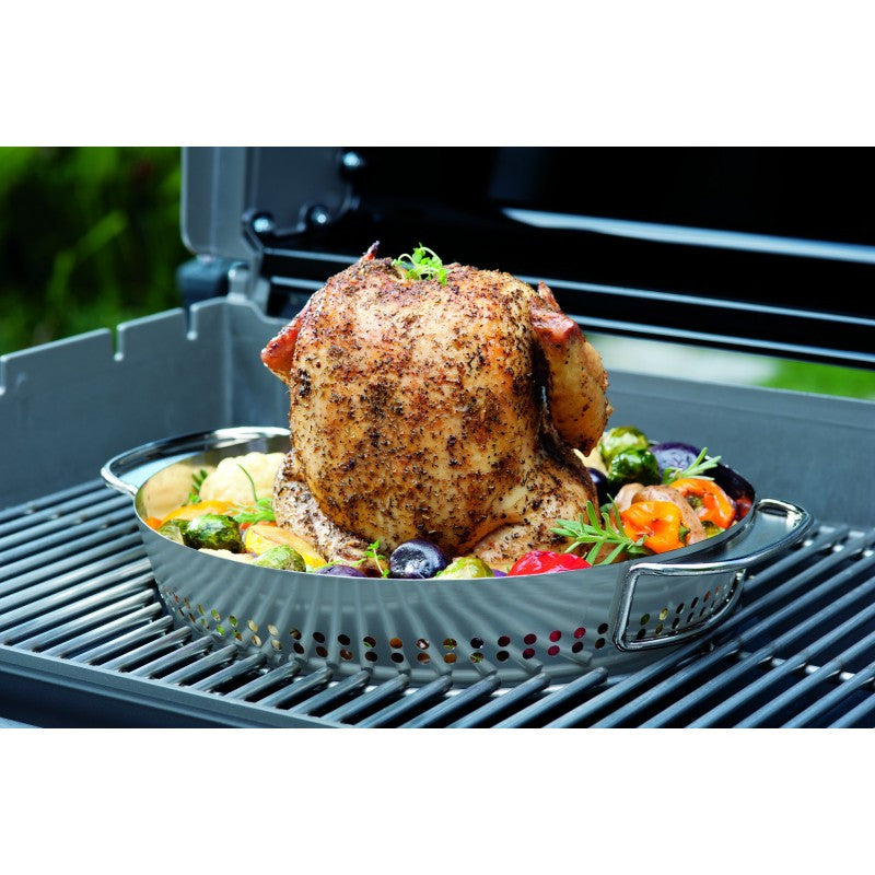 SOPORTE DE COCCIÓN PARA POLLO - DE ACERO INOXIDABLE, PARA GOURMET BBQ SYSTEM