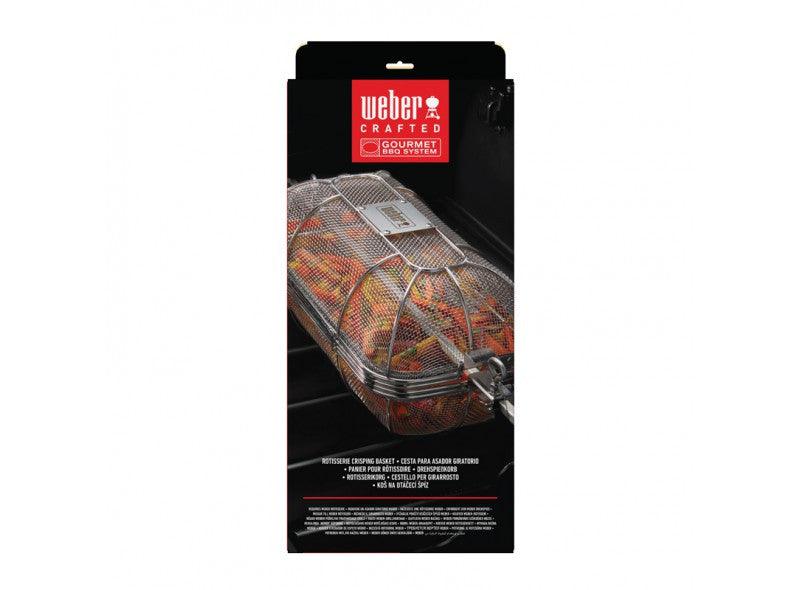 CESTA DE PUNTO FINO PARA ASADOR GIRATORIO