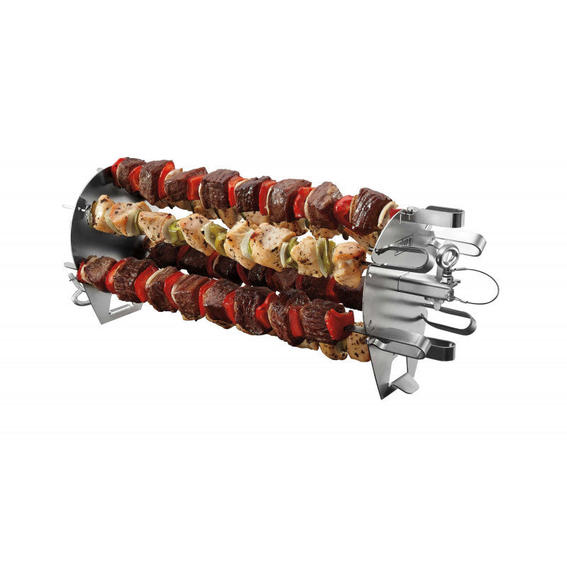 SET OF SKEWERS FOR ROTATING ROAST