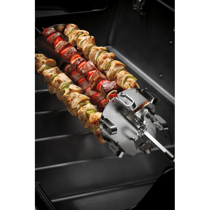 SET OF SKEWERS FOR ROTATING ROAST