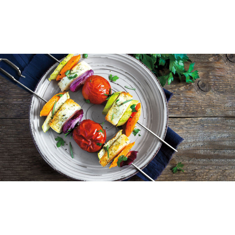 SET OF SKEWERS FOR ROTATING ROAST