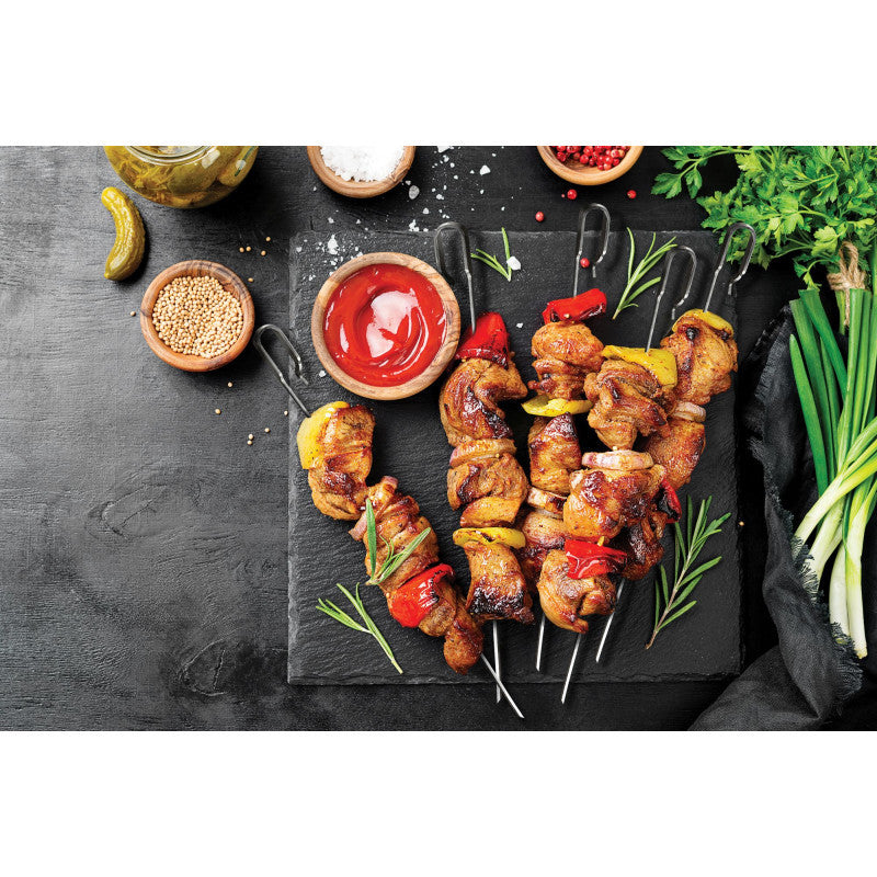 SET OF SKEWERS FOR ROTATING ROAST