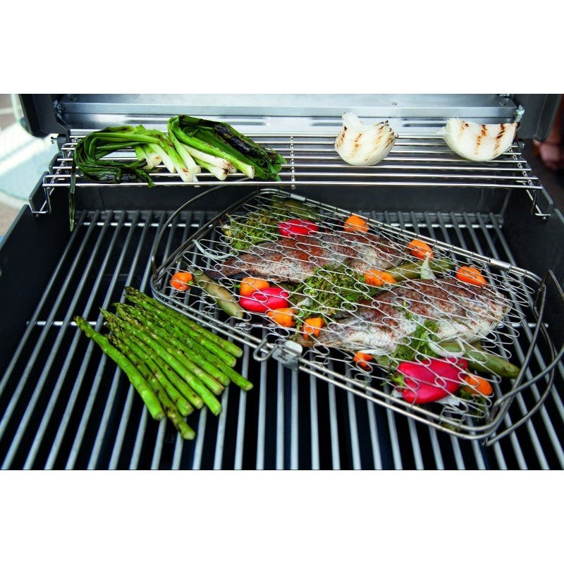 FISH BASKET - LARGE MODEL, STAINLESS STEEL