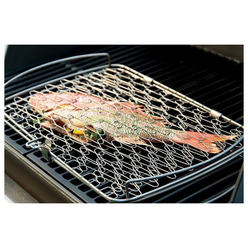 FISH BASKET - LARGE MODEL, STAINLESS STEEL