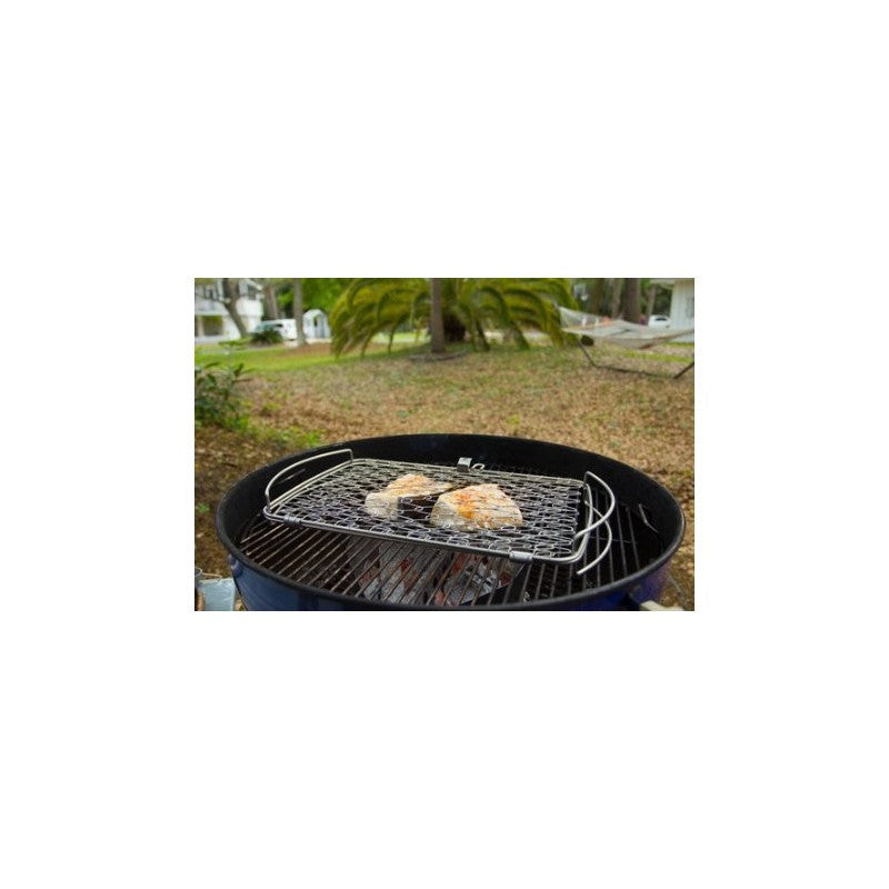 FISH BASKET - LARGE MODEL, STAINLESS STEEL