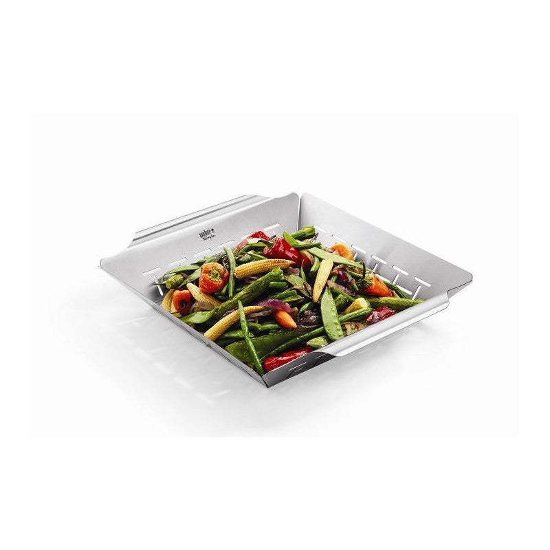 CESTA PARA VERDURAS DELUXE - MODELO GRANDE, DE ACERO INOXIDABLE