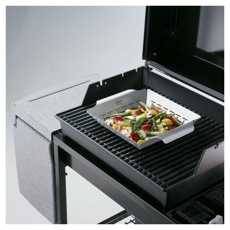 CESTA PARA VERDURAS DELUXE - MODELO GRANDE, DE ACERO INOXIDABLE