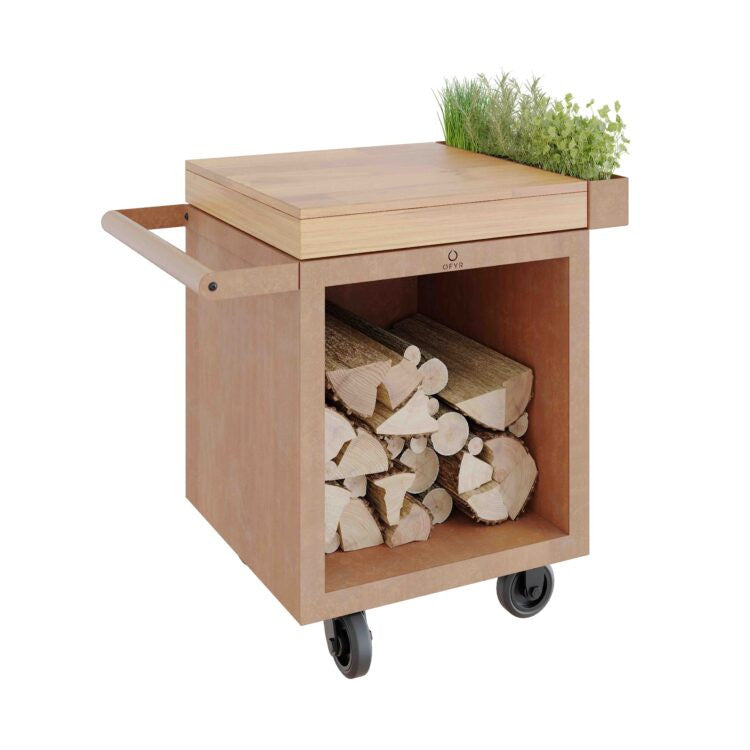 OFYR MISE EN PLACE MESA CORTEN 65 PRO MADERA DE TECA