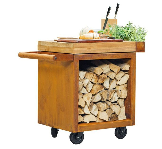 OFYR MISE EN PLACE MESA CORTEN 65 PRO MADERA DE TECA