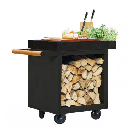 OFYR MISE EN PLACE MESA NEGRA 65 PRO CERÁMICA GRIS