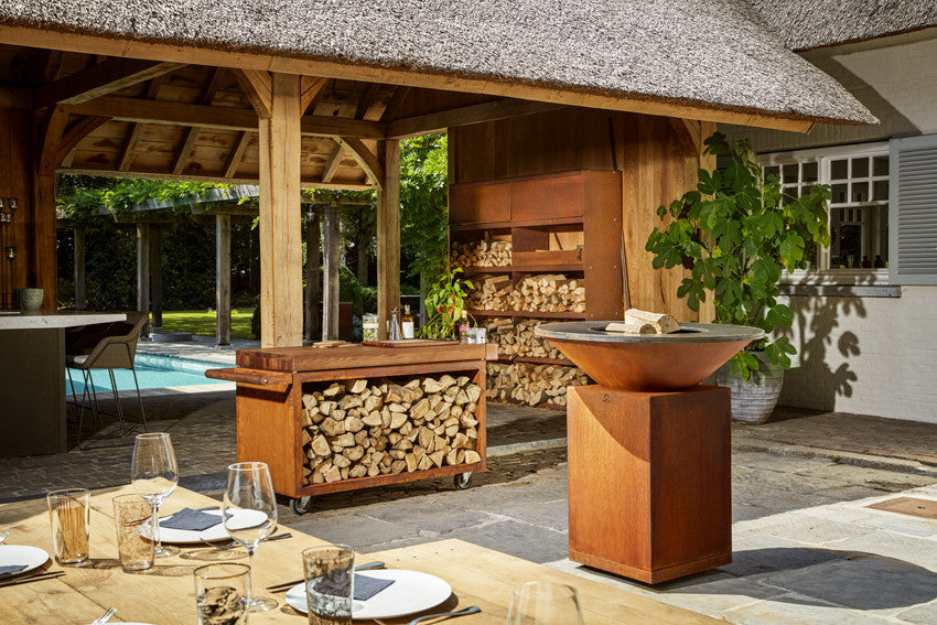 OFYR MISE EN PLACE MESA CORTEN 135 PRO MADERA DE TECA