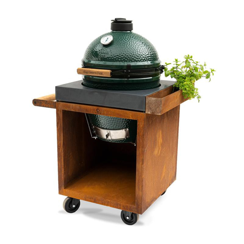 OFYR KAMADO MESA CORTEN PRO TABLA DE HORMIGÓN BGE