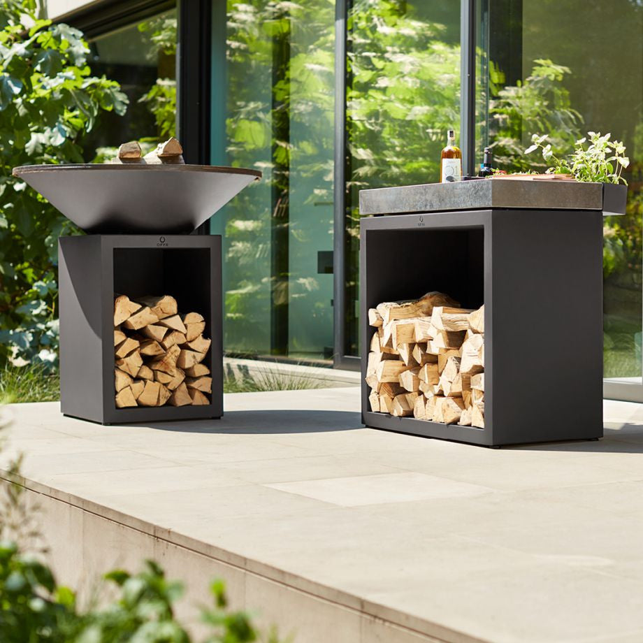 MESA DE TRABAJO CERÁMICA NEGRA 90