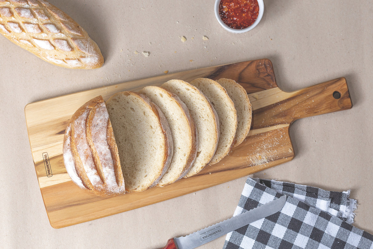 TEAK CUTTING AND SERVING BOARD 48CM